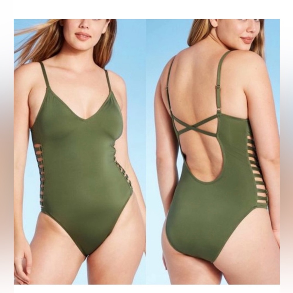 Brand new Olive Green Women's One Piece Swimsuit